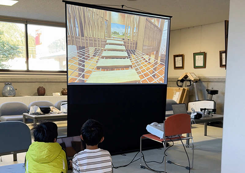 岐阜県郡上市の「ぎふ木遊館」サテライト施設のＶＲ体験会を実施しました